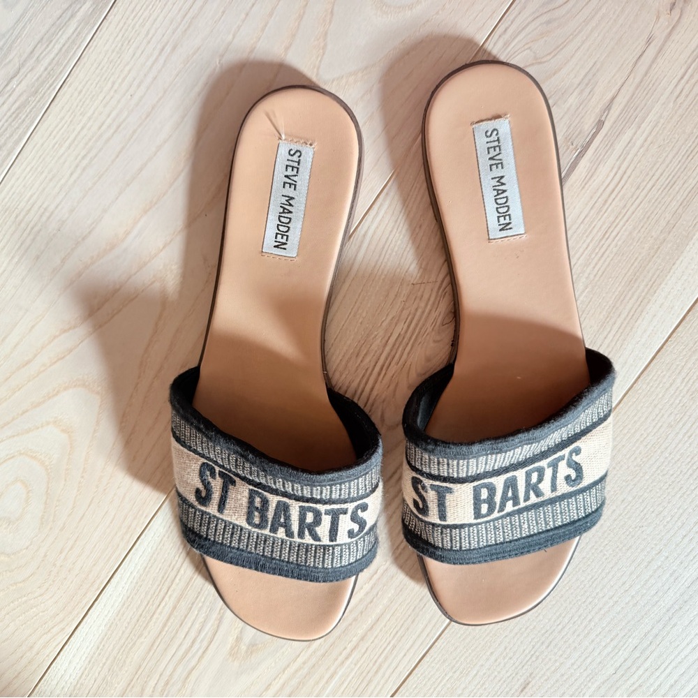 STEVE MADDEN ST.BARTS SLIDE SANDAL 8.5 - Picture 5 of 5